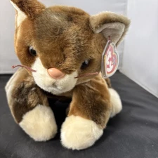 Ty Beanie Buddies Pounce -NWT New TAG Plush Cat kitten Very Rare  2001 Vintage