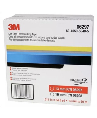 3M Automotive 06297 Soft Edge Foam Masking Tape (D.A.R.T.) 12mm