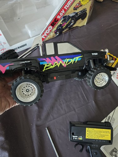 TYCO RC 9.6V Turbo Baja Bandit Truck SUPER RARE PINK Graphics IN BOX UNUSED? Wh7 - Picture 17 of 21