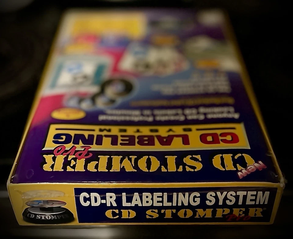 CD Stomper Pro Image Editor Label Maker Software: • Retro PC MAC CD-ROM Sealed - Image 2 of 4