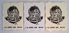 (3) PAT TILLMAN Cardinals Rare Gypsy Oak Micro Gumball Machine Football Cards