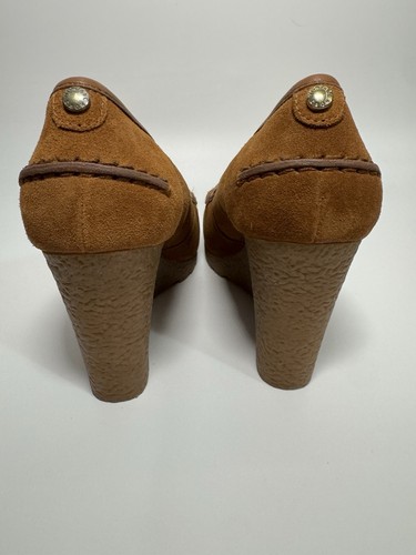 Michael Michael Kors Rory Loafer Keilabsatz Walnuss Damen Größe 91/2 - Bild 4 von 14