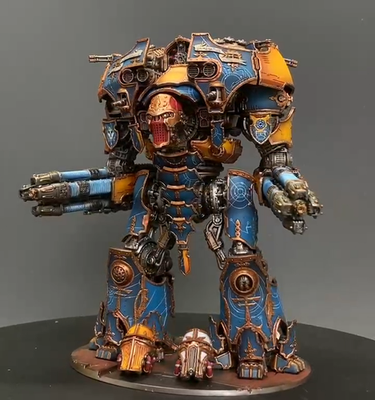 Warhammer 40k Warmaster Heavy Battle Titan Painted Imperial