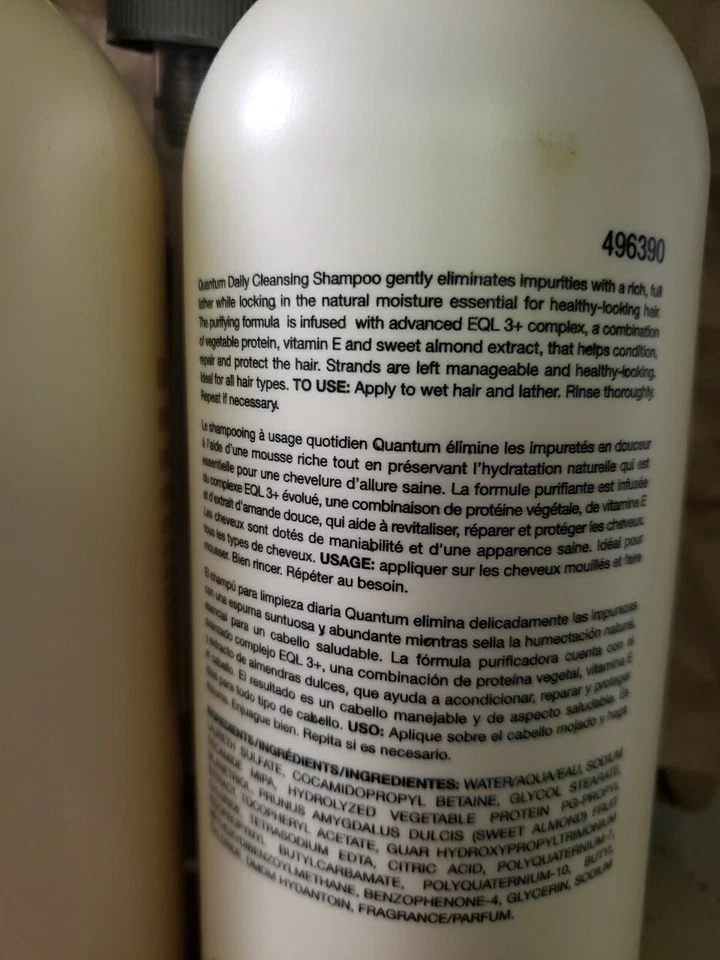 RARO - Champú Quantum Daily Cleanse, 32oz Lote de 2 con una bomba Foto 3 de 4