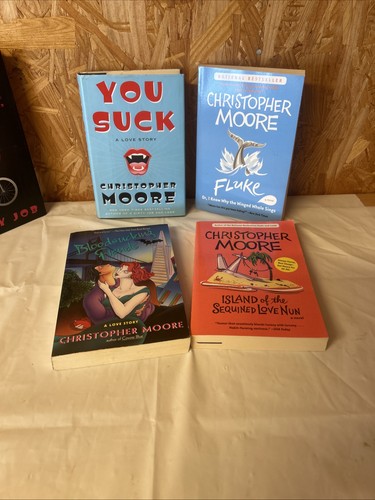 Christopher Moore Books Lot of 10 Demonkeeping Coyote Blue Lust Lizard J - Foto 5 di 5