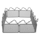  1 Set Toy Fence War Scene Kid Accessories Plastic Fence For Prison Farm Scene