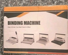 MAKEASY Coil Spiral Binding Machine - Manual Hole Punch 120 Plastic Coils Xmas