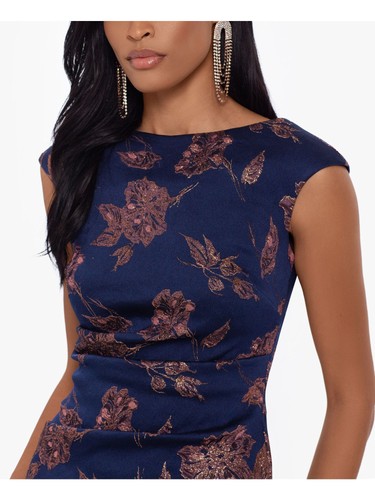 BETSY & ADAM Womens  Sleeveless Knee Length Sheath Dress - Picture 3 of 11