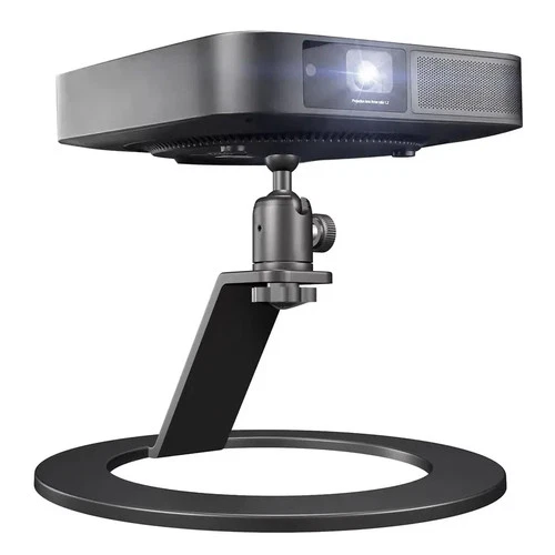 Mini Desktop Projector Stand with 360° Rotation & Adjustable Height - Ideal for