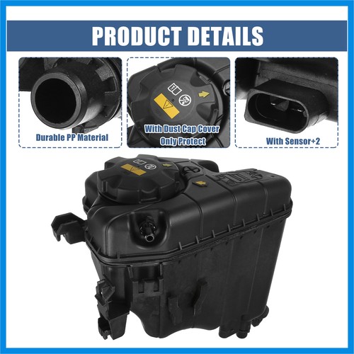 Coolant Radiator Reservoir Tank 17138610656 with Cap and Sensor for BMW 530e New - Picture 6 of 6
