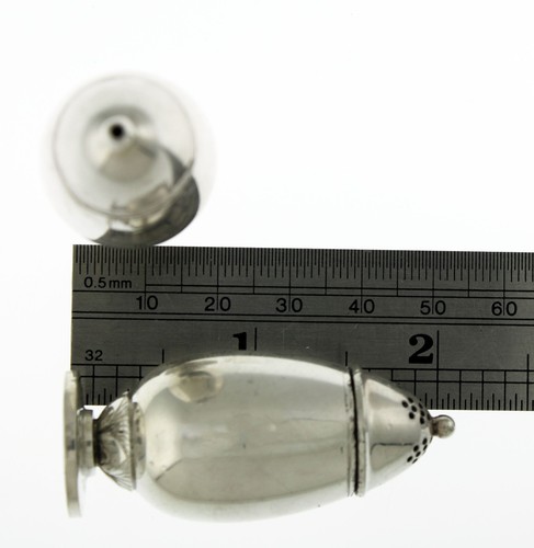 Georg Jensen Gundorph Albertus #629B Cactus Sterling Silver Salt Pepper Shakers - Picture 6 of 6