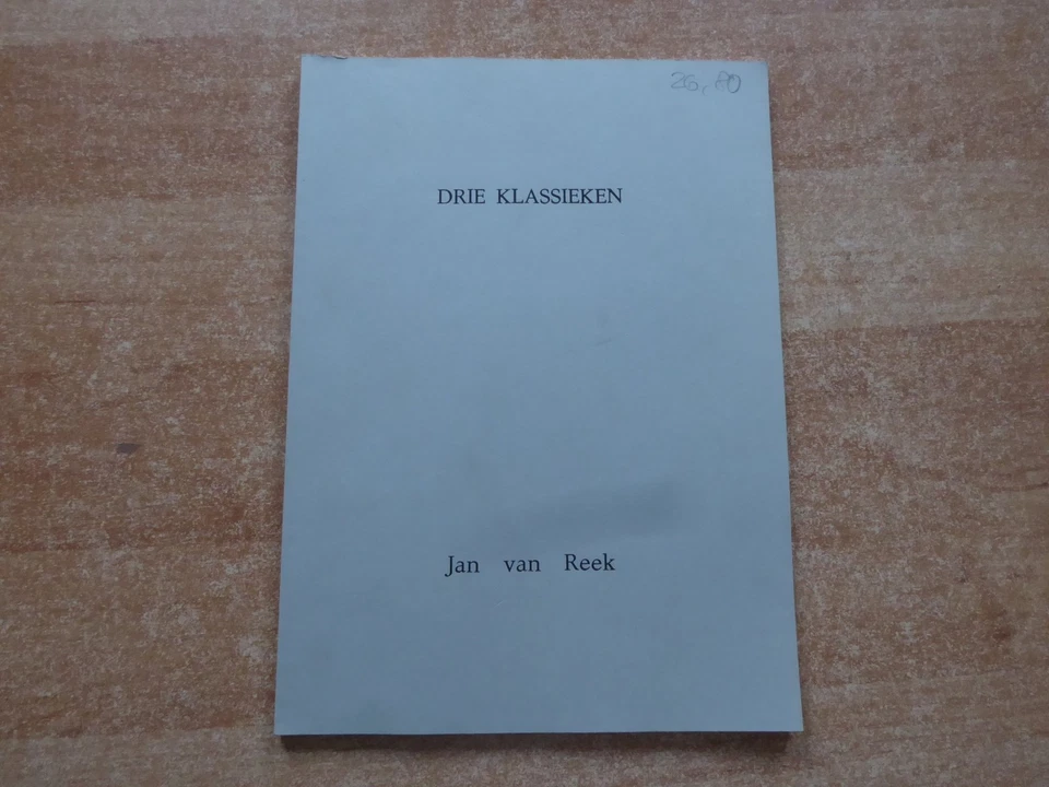 Jan van Reek: Drie Klassiekern Schaakspelers als Eindspelkunstenaars deel 19 - Bild 1 von 1