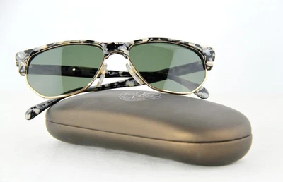 Vuarnet Gafas de Sol 438 Acetato Negro Gris Plata PX3000 Mineral Verde Lente - Imagen 1 de 4