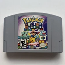Pokemon Puzzle League (Nintendo 64, 2000) N64 Authentic Pokémon Tetris Cleaned