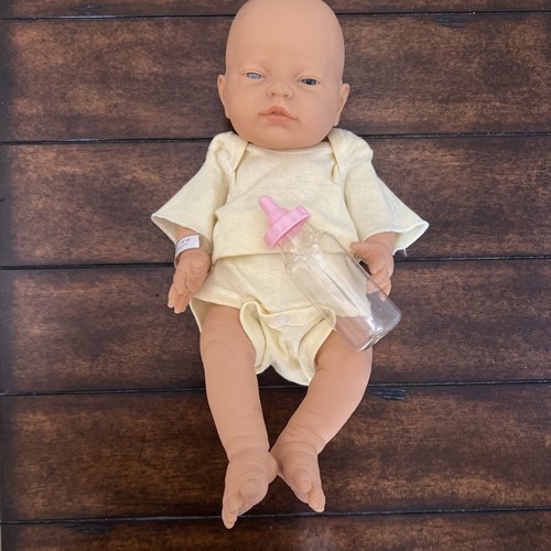 Berenguer New Born realistisches Baby von JC Toys 16" Vinyl blaue Augen, Windel etc. - Bild 2 von 19