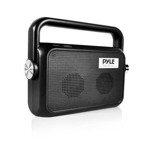 Pyle PTVSP18 Digital Audio Optical TOSLINK AM/FM Speaker - 4 Outputs, USB-C - Picture 9 of 9