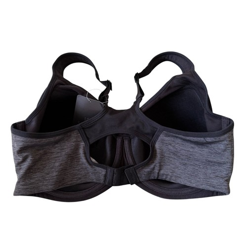 NWT Syrokan Sports Bra 38DD Full Support High Impact Racerback Underwire Gray - Picture 3 of 9