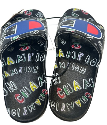 Champion Slides IPO Marker Color Black YOUTH US Size 6 - Picture 4 of 5