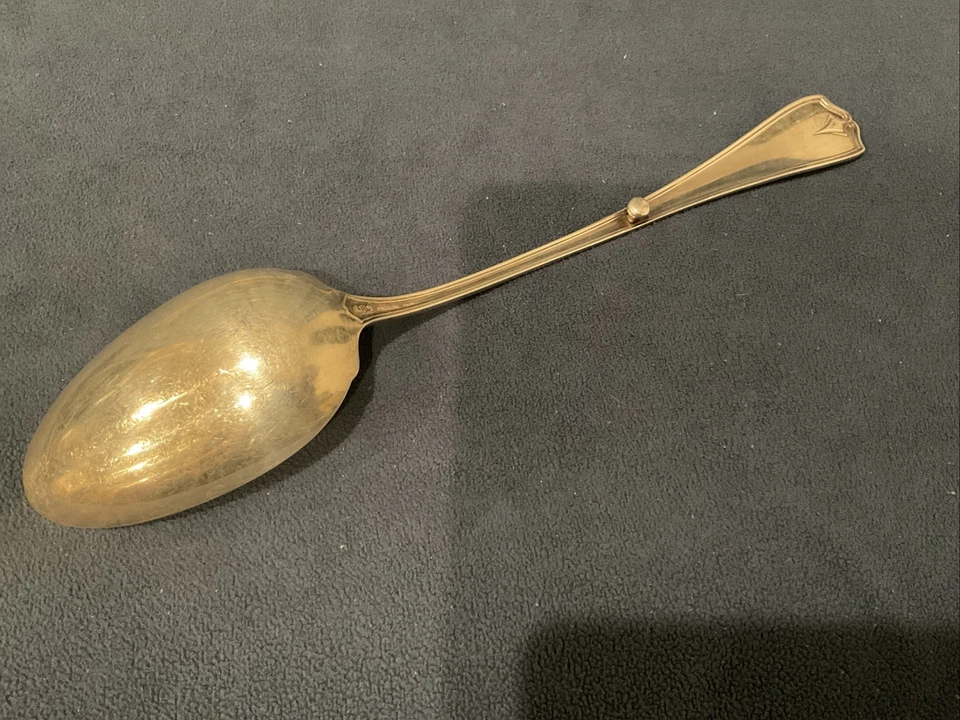 Cuchara para servir Sterling Reed and Barton, poco más de 12”.  ¡Difícil de encontrar! Foto 2 de 4