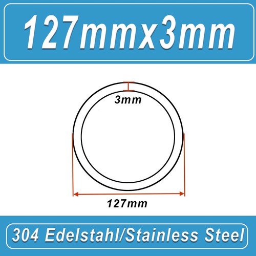 304 Stainless Steel Round Pipe/Tube 8mm to 325mm Outer Diameter Length 100mm - Picture 151 of 178