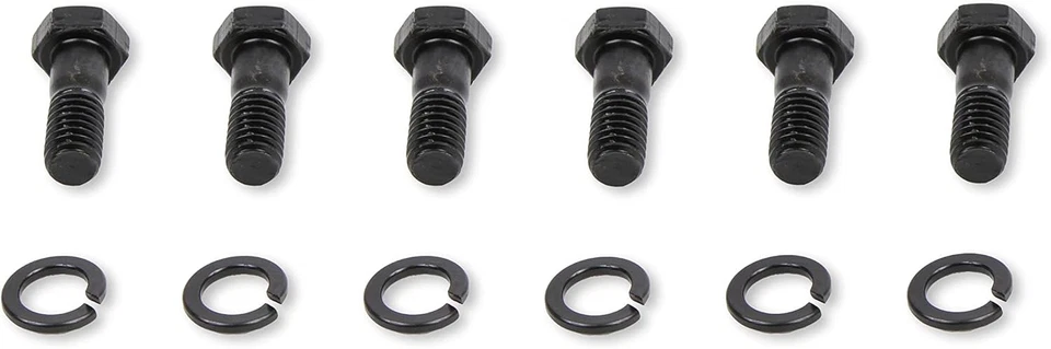 Parafusos de placa de pressão Mr. Gasket Chev/Chry, preto  - Imagem 3 de 4