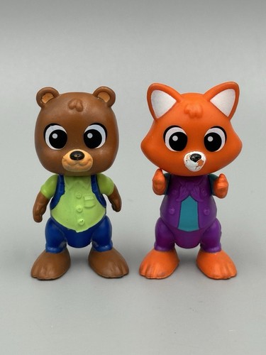 Juego de 2 figuras Lakeshore Animal Friends zorro y oso