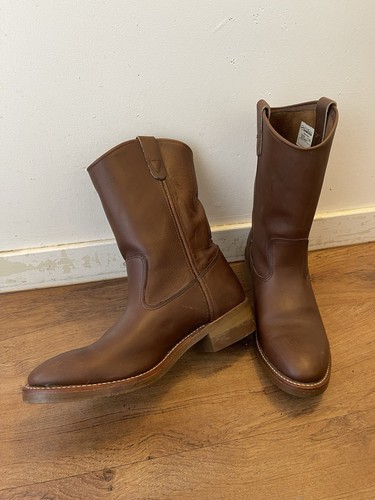 Double H 2555 Ranchwell 11.5 Pull On Pecos Western Nailseat Cowboy Work Boots