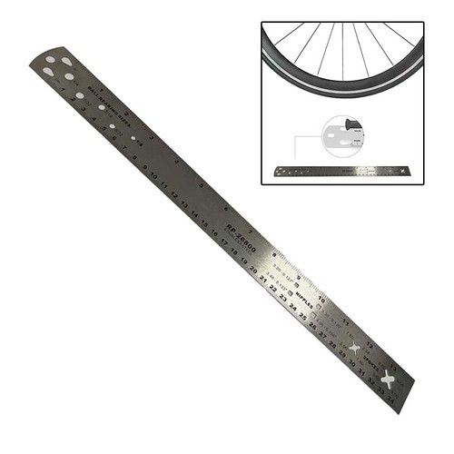 13 Inch Stainless Steel Spoke Measuring Ruler for Accurate Measurements - Picture 2 of 11