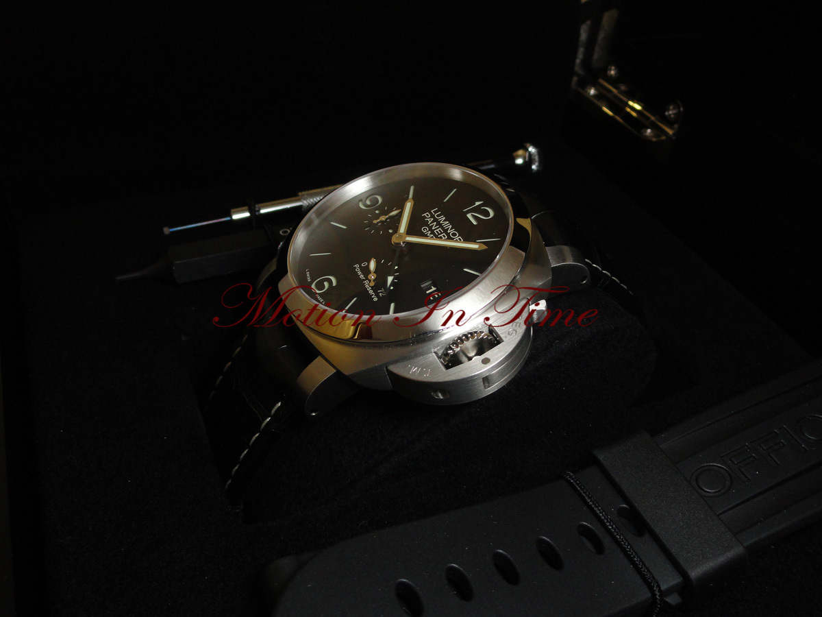 Panerai PAM 321 Luminor 1950 3 Days Power Reserve GMT Automatic 44mm Limited Ed. image