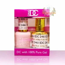 DND DC Soak Off Gel Polish Duo #2461 - Milky Pink