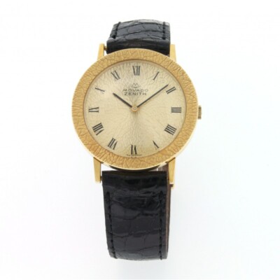 Zenith Movado HVY 71050 Mechanisch Handaufzug 75018 kt Gold NOS.