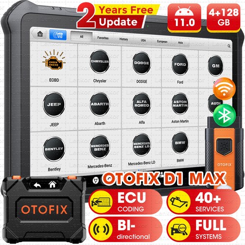 2025 OTOFIX D1 MAX Bidirectional OBD2 Scanner Coding Full System Diagnostic Tool - Picture 1 of 61