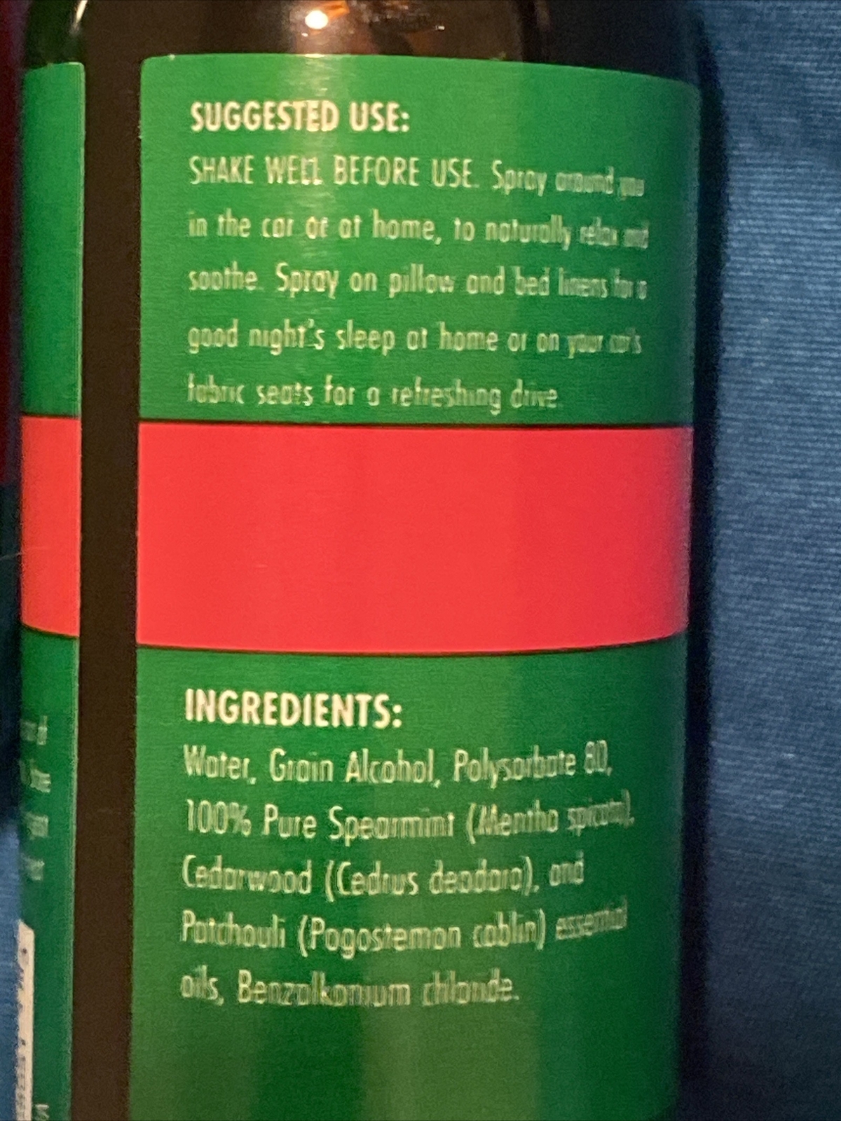 3X Aroma Guru Room Spray Spearmint/Patchouli 2 fl oz ea Travel Car Room Spray eBay