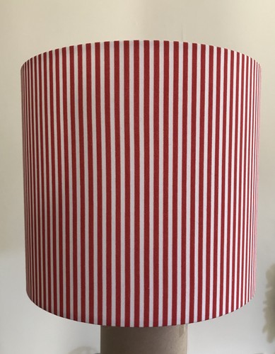 Handmade Candy Striped Cotton Fabric Lampshades - 第 6/12 張圖片