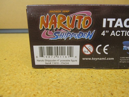 Naruto Shippuden 4" Poseable Figures - Kakashi, Deidara, Sasuke or Pain NEW MIB - Picture 25 of 25