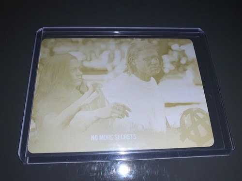 Sons Of Anarchy Authentic Rare Printing Plate Card. “No More Secrets” - Picture 8 of 11