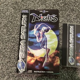 Nights into Dreams SEGA SATURN Jewel Case Version Game & Manual PAL