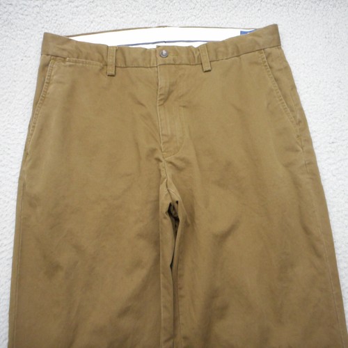 Pantalones chinos Polo Ralph Lauren para hombre 32x27 oliva frente plano elástico calce clásico - Imagen 2 de 17