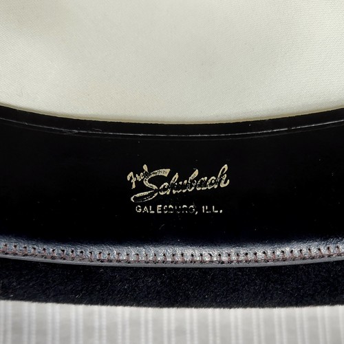 Vintage CAVANAGH "Shakudo" Fedora Hat (Suit Set 24k) - Black Fur Finish (Vv) ~7¼ - Picture 13 of 24