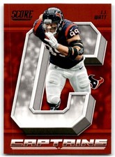 2018 SCORE CAPTAINS J.J. WATT HOUSTON TEXANS #30
