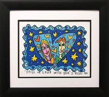 James Rizzi "Still in Love With You" Custom Framed Pop Art