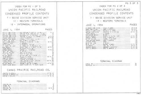 Unidad de servicio Union Pacific 1994 Boise Div - 7 páginas PDF de perfil condensado en DVD - Imagen 6 de 9
