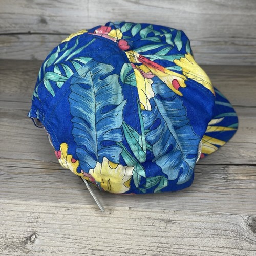 Vintage Golf Hat Rope Strapback Floral Tropical Cap Mountain Glen Duckster USA - Picture 6 of 14
