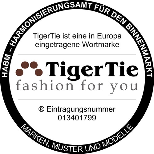 TigerTie Einstecktuch 100% Baumwolle - Pique hellblau-weiss gemustert - 30x30 cm - Bild 3 von 3