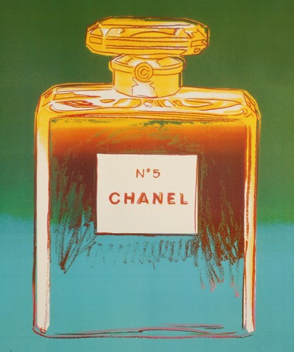 Affiche originale, Andy Warhol, parfum Chanel N°5, haute couture, pop art, 1997 - Photo 2/4