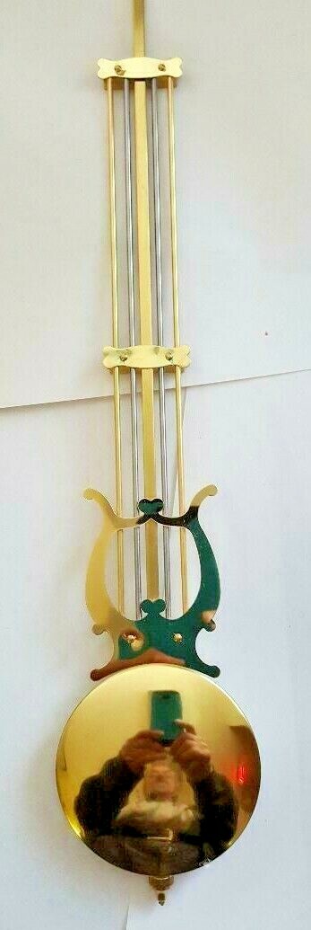 Kieninger Lyre pendulum for 54 cm clock movement 80 mm
