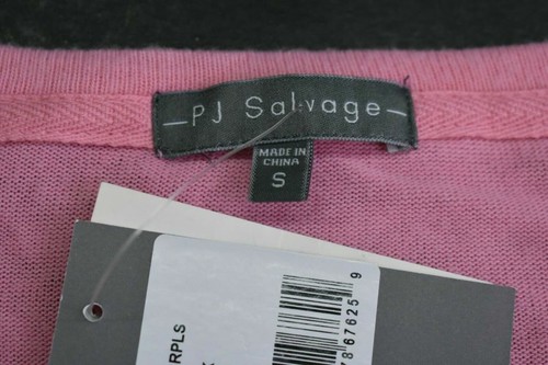PJ Salvage Damen Lets Flamingle Schlafshirt Langarm rosa [Gr. S] - Bild 3 von 3