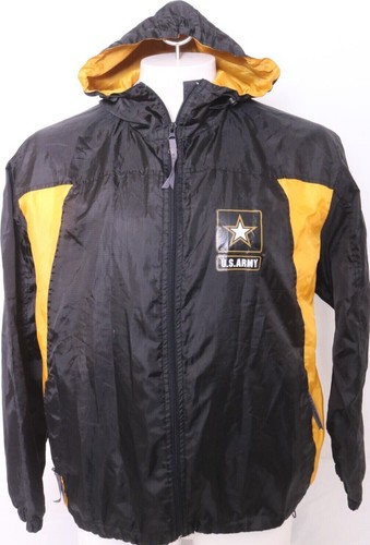 United States Army U.S. Rapid Dominance Windbreaker Full Zip Kapuzenjacke Herren L