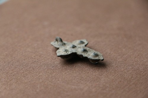 Authentic Cross with glass details. ca 17-18 AD. - Picture 10 of 11