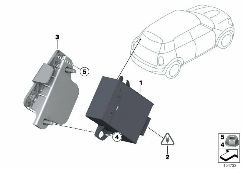2007-2012 MINI Cooper Power Window Mirror Control Module R55 R56 